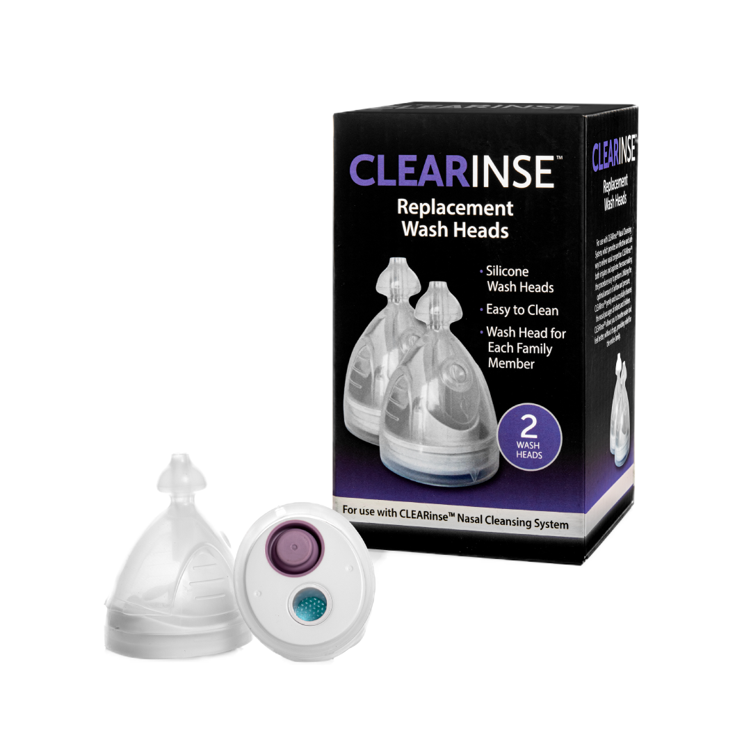 CLEARinse washhead attachment for easy and effective cleaning