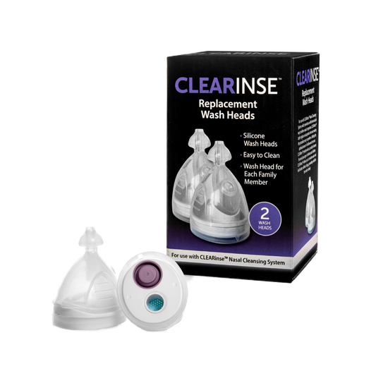 CLEARinse washhead attachment for easy and effective cleaning